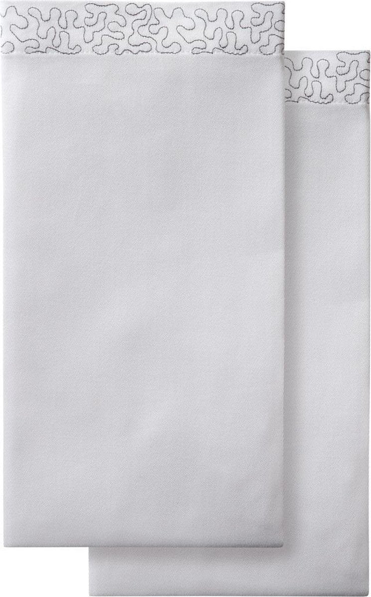 DDDDD Servet Corallo 50x50cm Wit 2 stuks