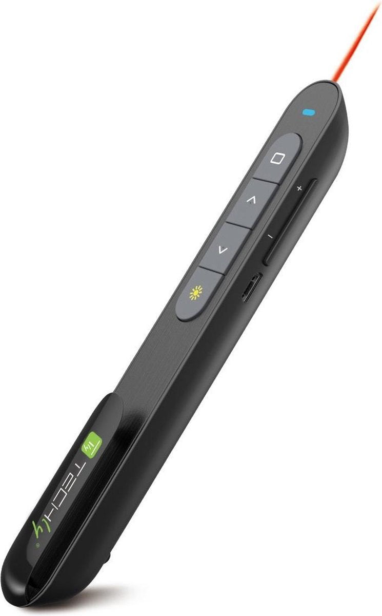 Techly ITC-LASER76 RF Zwart Draadloze presenter