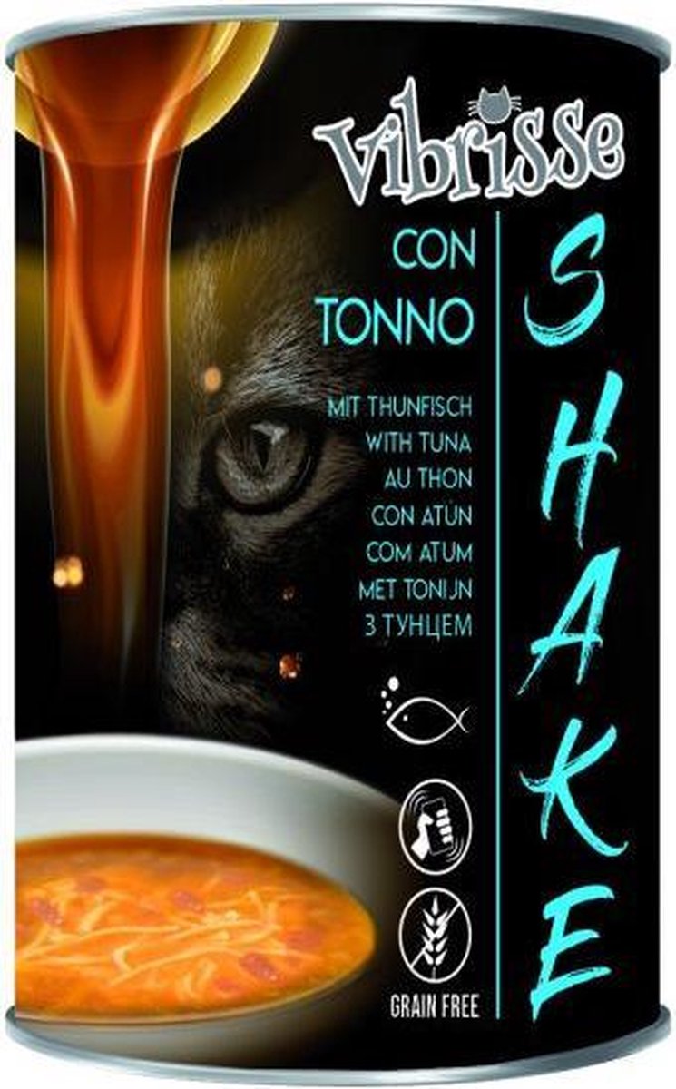 Vibrisse shake tonijn kattenvoer 12x135 gr