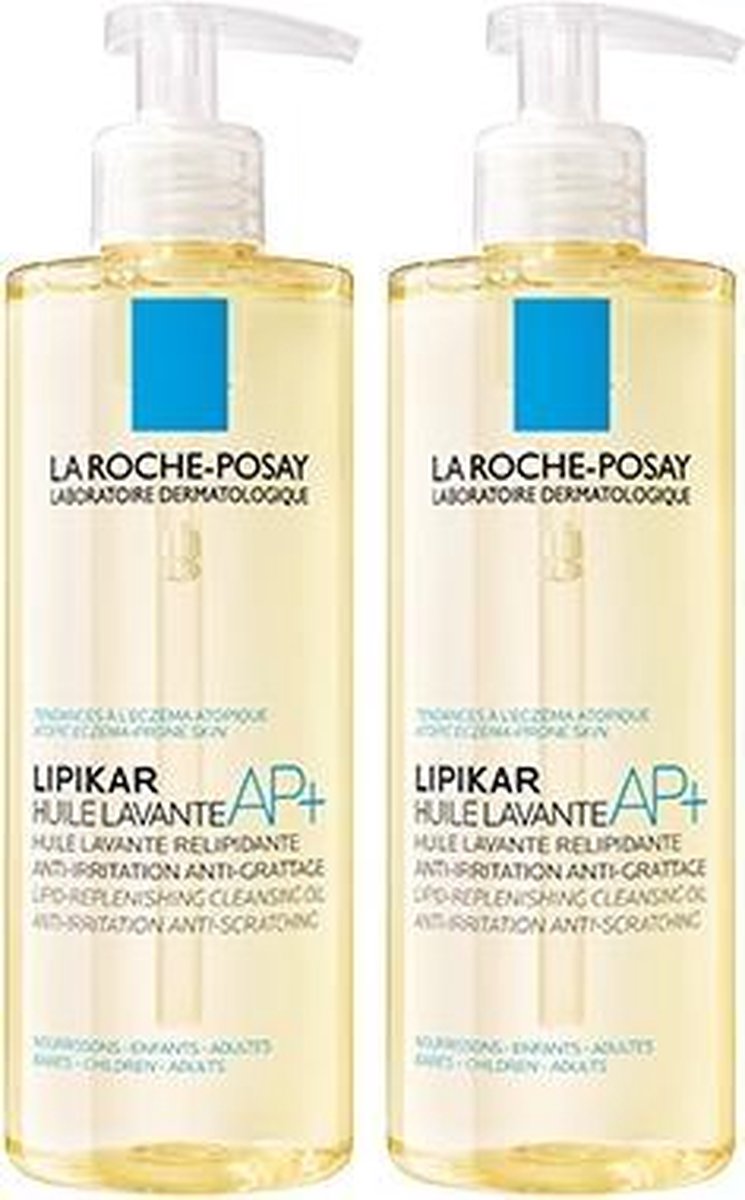 La Roche-Posay Lipikar Doucheolie AP+ - 2x400ml - Anti-irritatie
