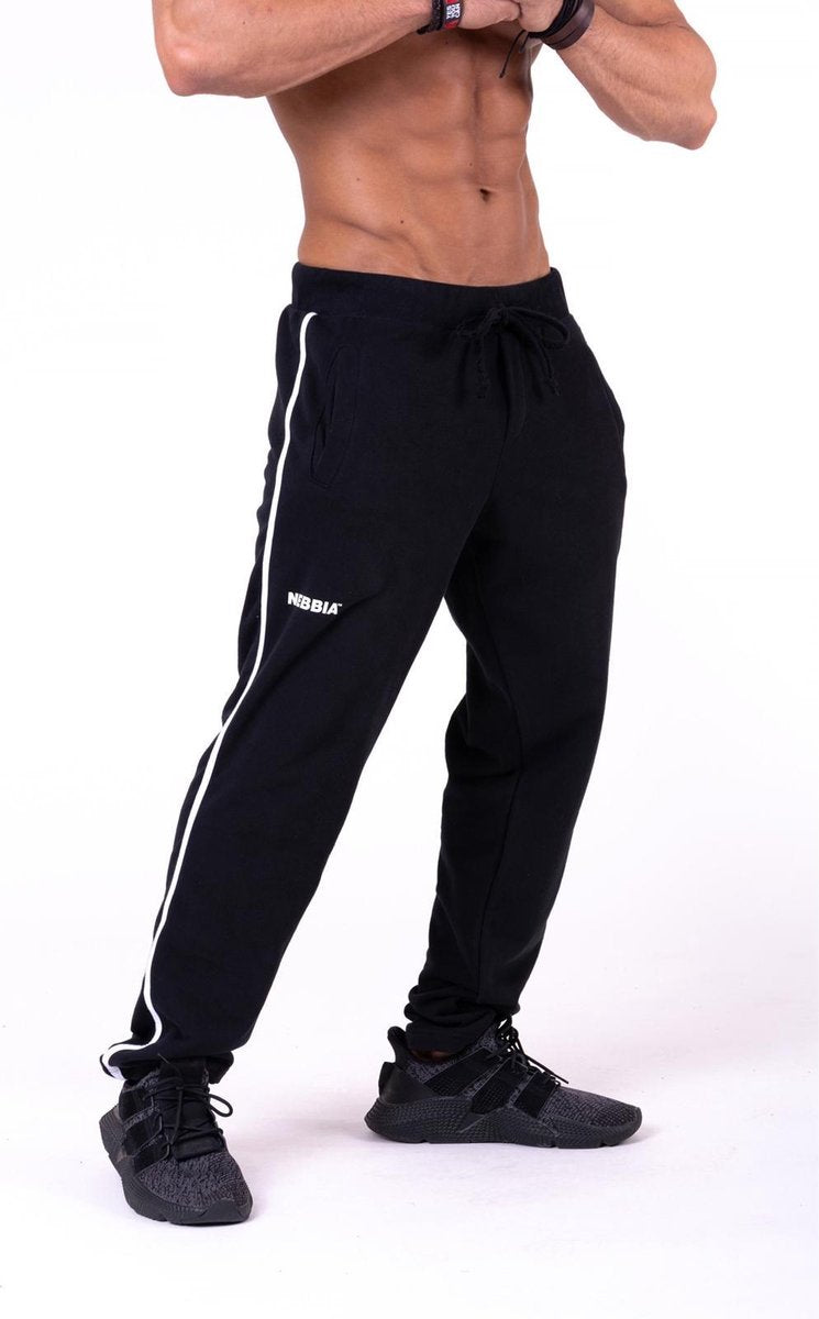 Bodybuilding Broek Heren Zwart - Nebbia 154