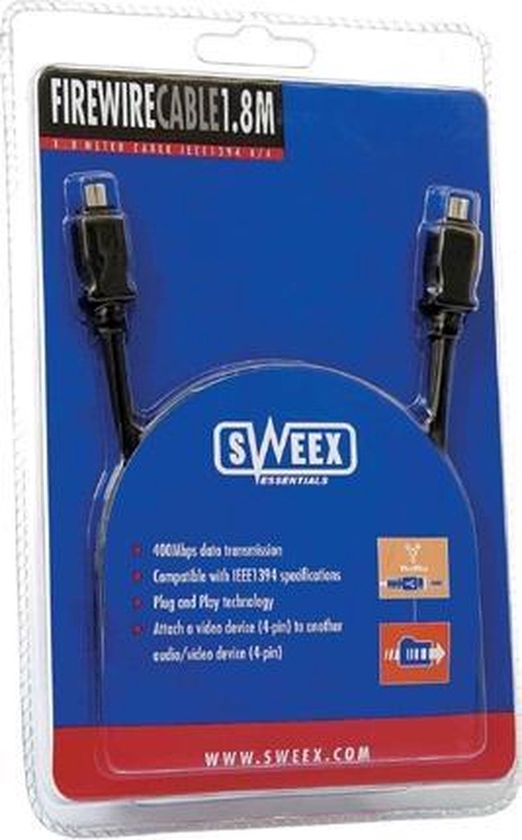 Sweex Firewire Cable 6P/6P 4.5M 4