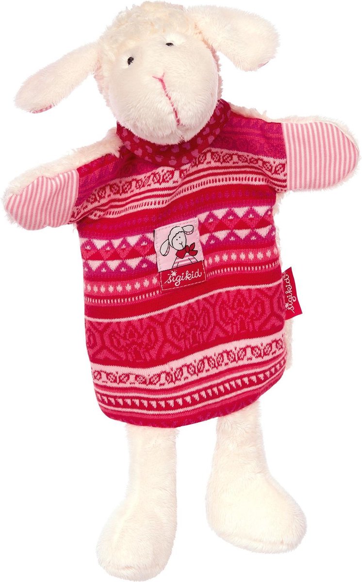 sigikid Knuffeldoek Handpop Schnuggi Schaap
