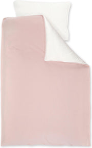 BEMINI Dekbedovertrek 100x140cm oude roos TETRA JERSEY