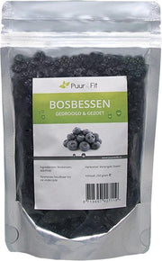Puur&Fit Blauwe Bosbessen Biologisch - 250 gram