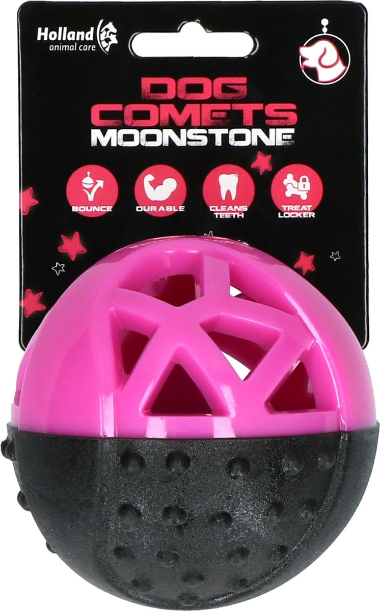 Dog Comets Moonstone Traktatiebal rond roze