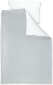 BEMINI Dekbedovertrek 100x140cm Mediumgrijs TETRA JERSEY