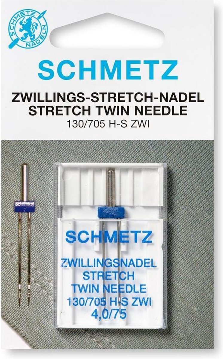 Schmetz Machinenaald Tweeling Stretch N°75-4mm