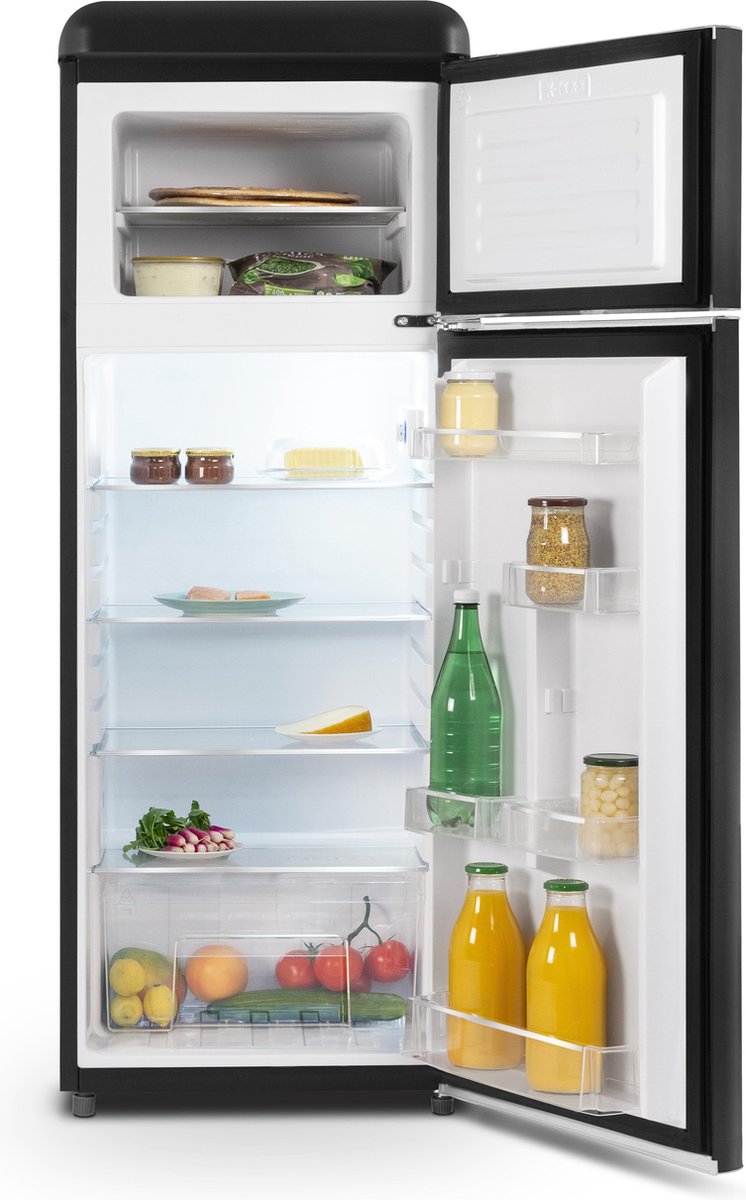 Schneider SCDD208VB - Koelkast 2 deuren - Black Matt
