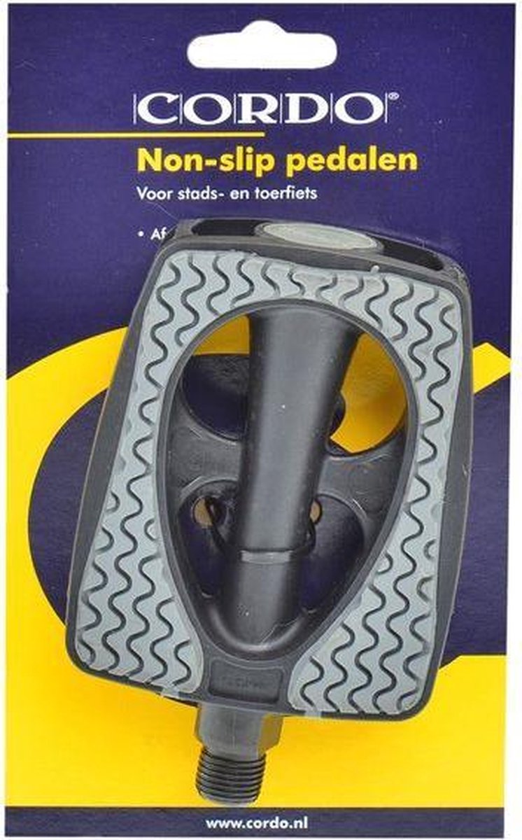 Pedaal cordo nonslip zw/gr