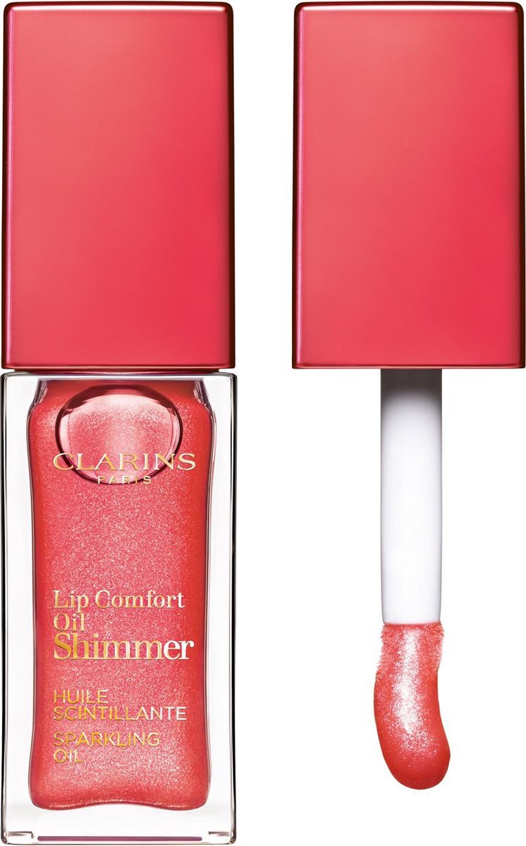 Clarins Lipstick Lip Make-up Comfort Oil Shimmer 06 Pop Coral