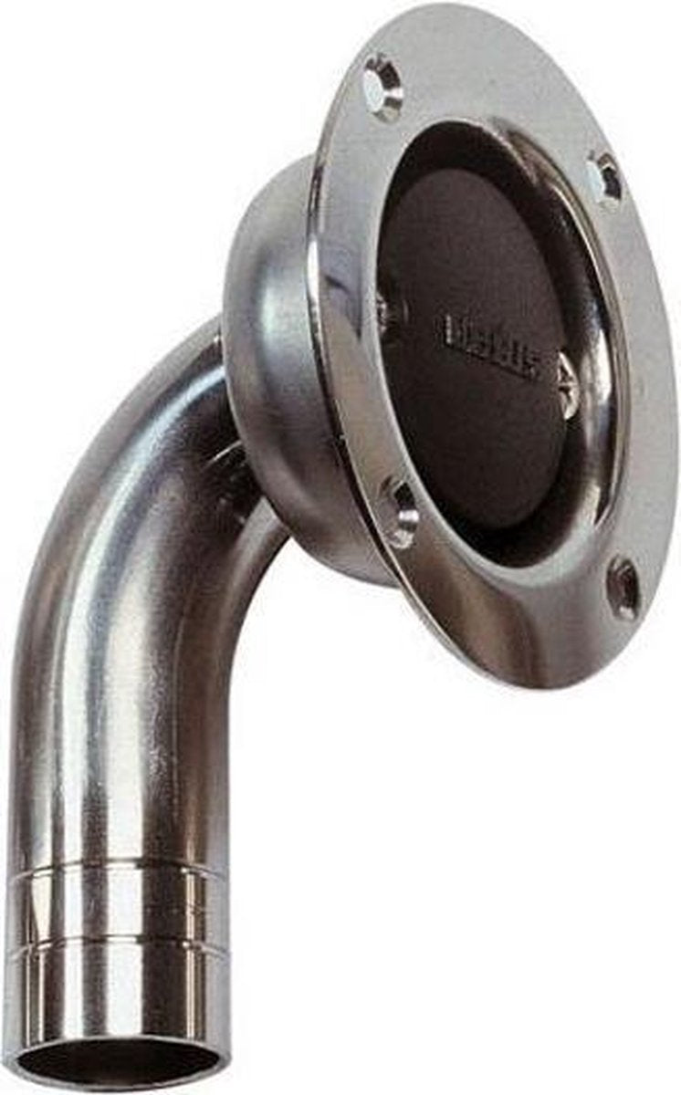 VETUS AB19B RVS gebogen Ontluchtingsnippel Ø 19 mm