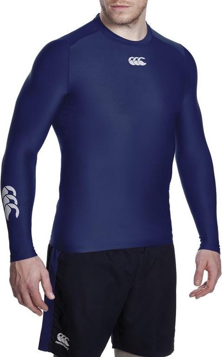 Canterbury Thermoreg LS Top - Thermoshirt  - blauw donker - L