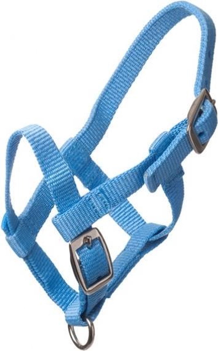 HB Nylon Halster - Miniveulen - Lichtblauw