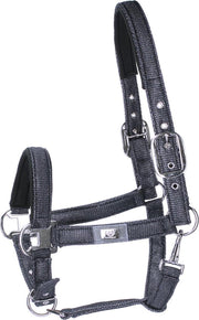 Horsegear Halster  Lux - Dark Blue - full