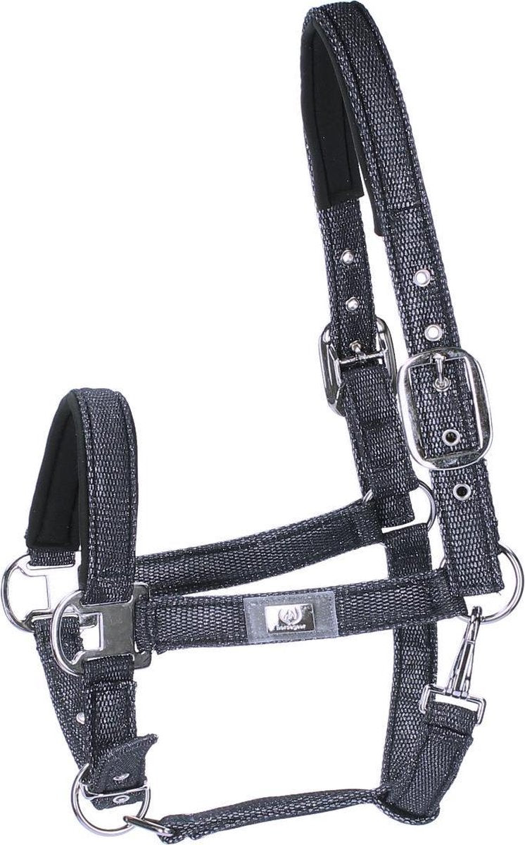 Horsegear Halster  Lux - Dark Blue - full