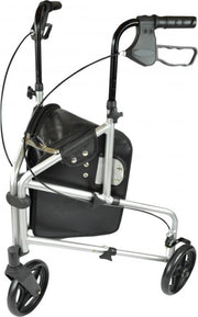 Aluminium 3-wiel Rollator - zilver