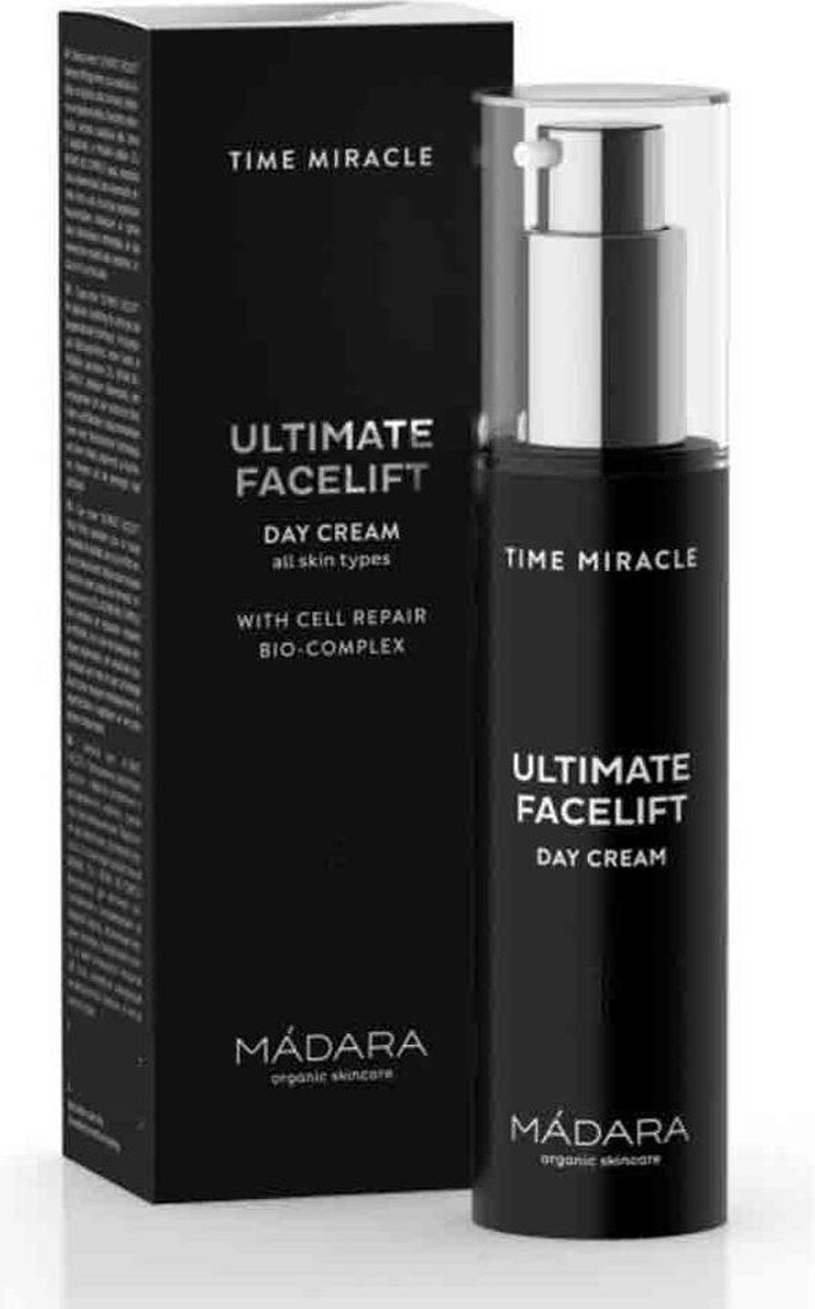 MÁDARA Organic Skincare - Time Miracle Ultimate Facelift Day Cream - 50ml - Met hyaluronzuur en anti-verouderingsformule