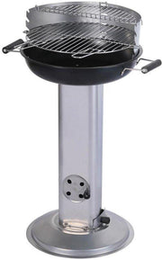 MaxxGarden Houtskoolbarbeque - met voorraadrek - kolom BBQ - 43 cm