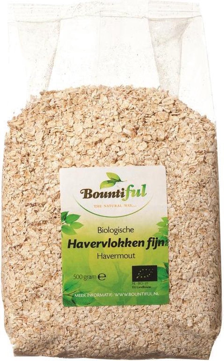Bountiful havervlokken fijn 500 gr