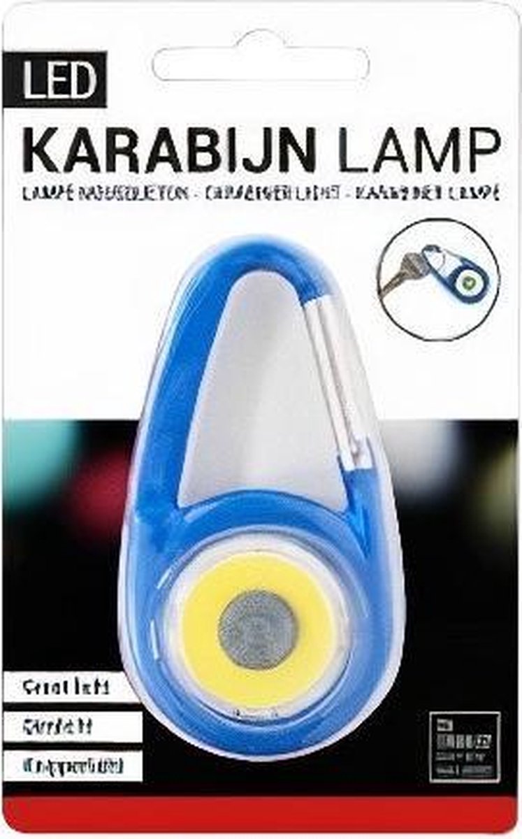 Verhaak Zaklamp Karabijn Led Staal Blauw