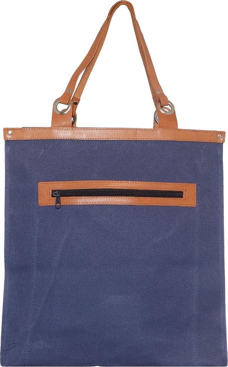 Piace Molto - Canvas boodschappentas  - Shopper - Zwart