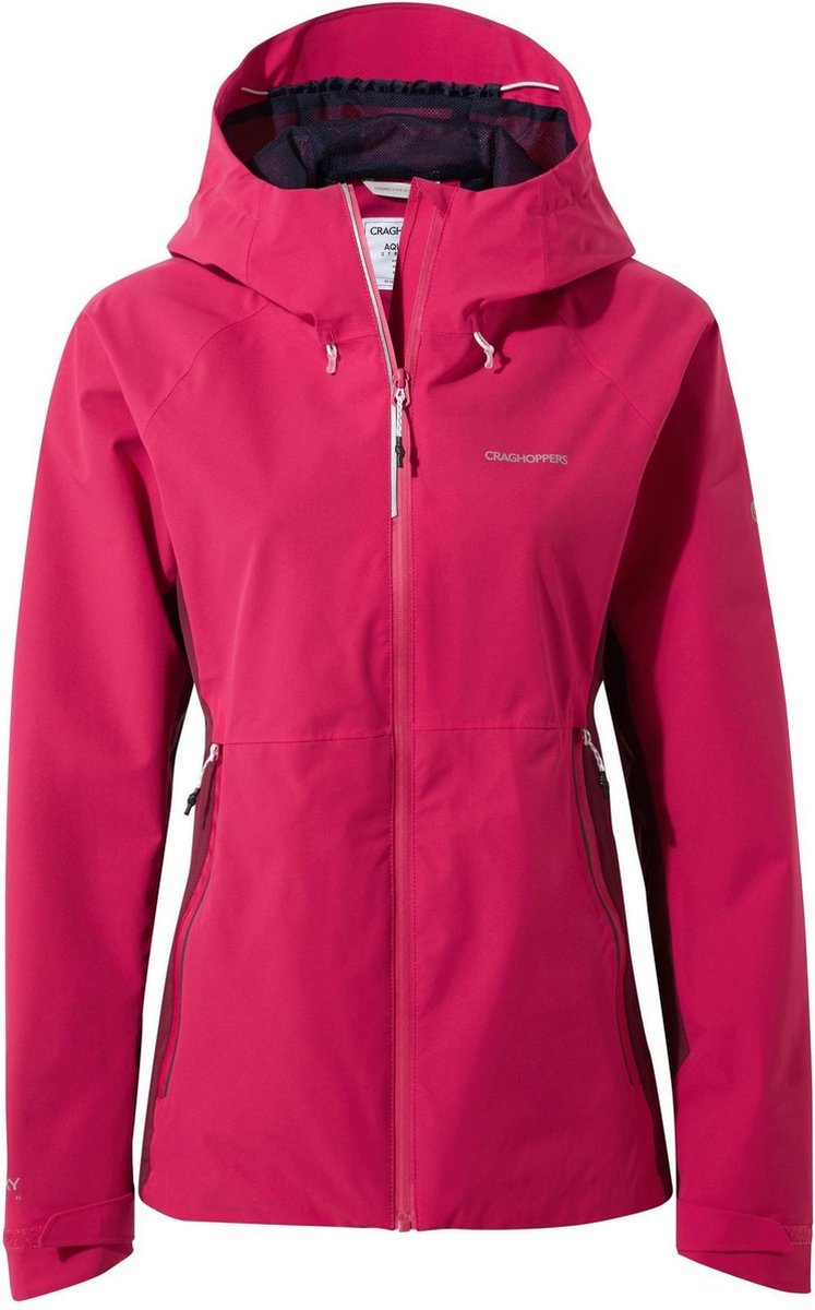 Craghoppers Outdoorjas Haidon Dames Polyester Roze Maat 44