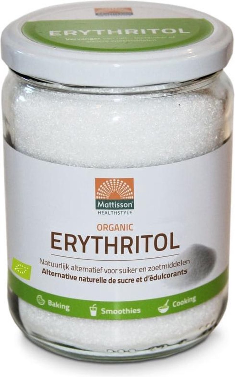 Erythritol Mattisson - Pot 400 gram - Biologisch
