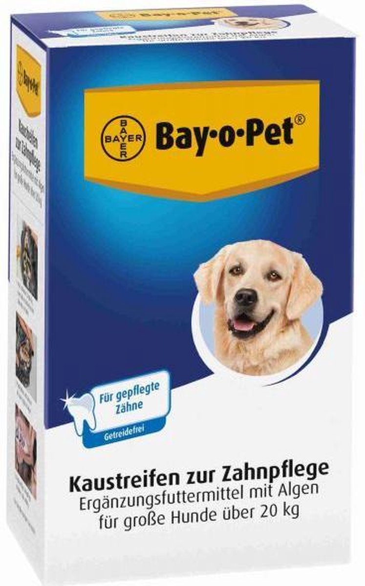 Bay-o-Pet Kauwstrips Algen - grote hond (140 gr.)