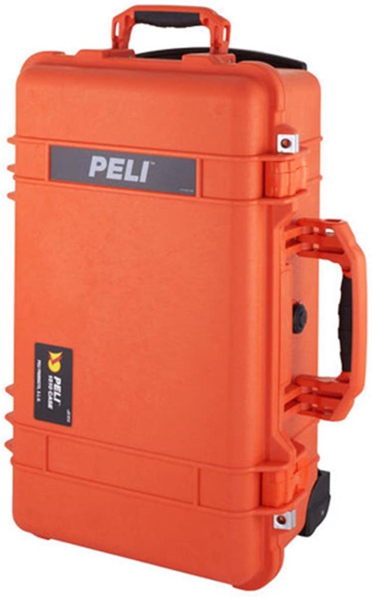 Peli 1510 Waterdichte Camerakoffer Oranje met Foam Interieur