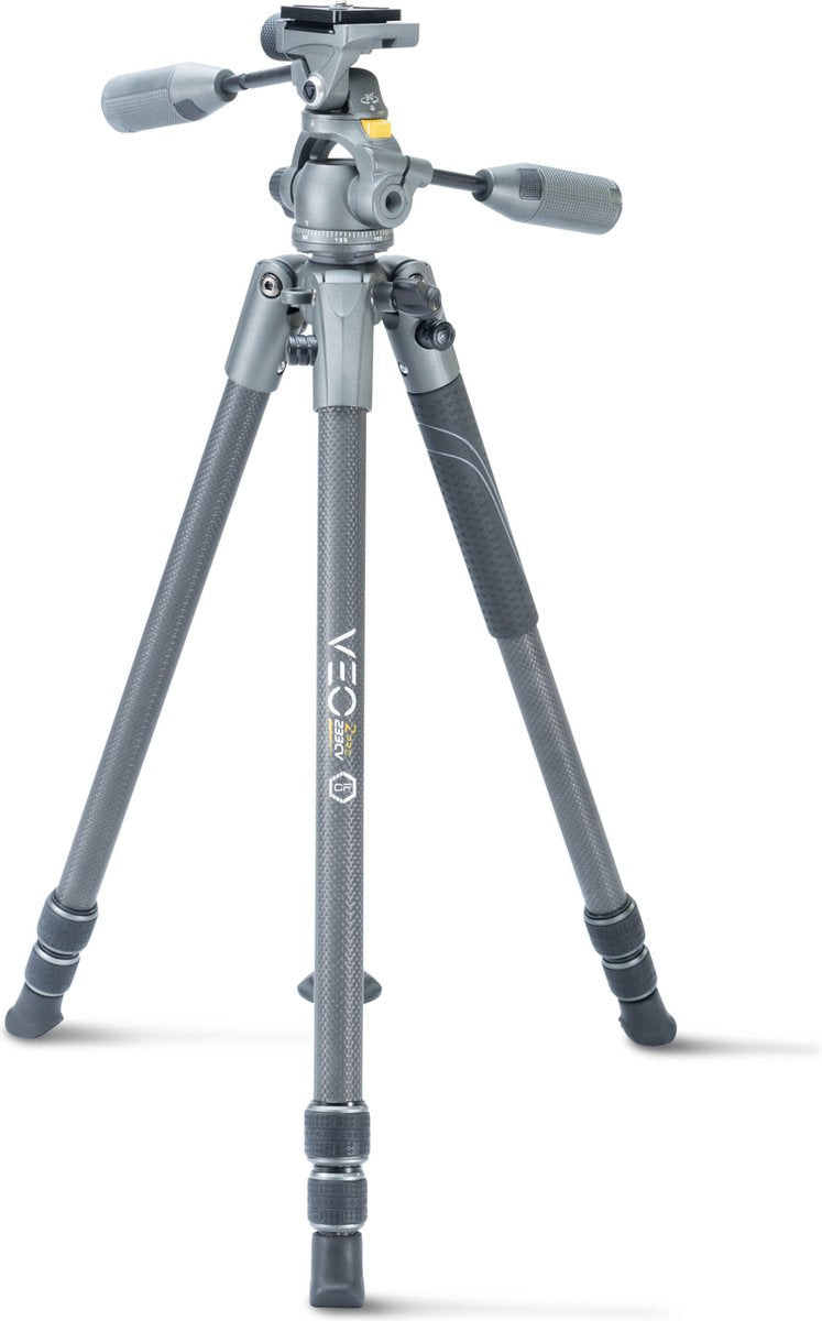Vanguard VEO 2PRO 233CPV Statief Foto Video Vlog Carbon met kop (PH38 ) uitschuifbare hendels