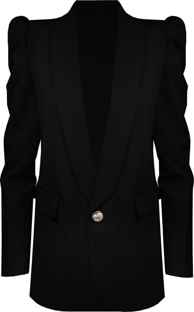 Pofmouw Blazer Zwart
