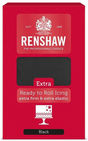 Renshaw Rolfondant Extra Black -1kg-