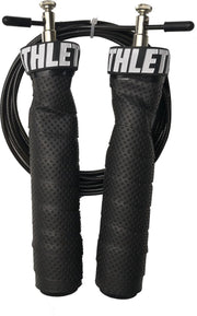 ATHLETIX® Premium Springtouw met Kogellagers - met Draagtas & Extra Kabel - Speedrope - 3m - Zwart