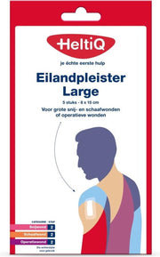 Heltiq - 8 x 15 cm  - 5 stuks - Pleisters