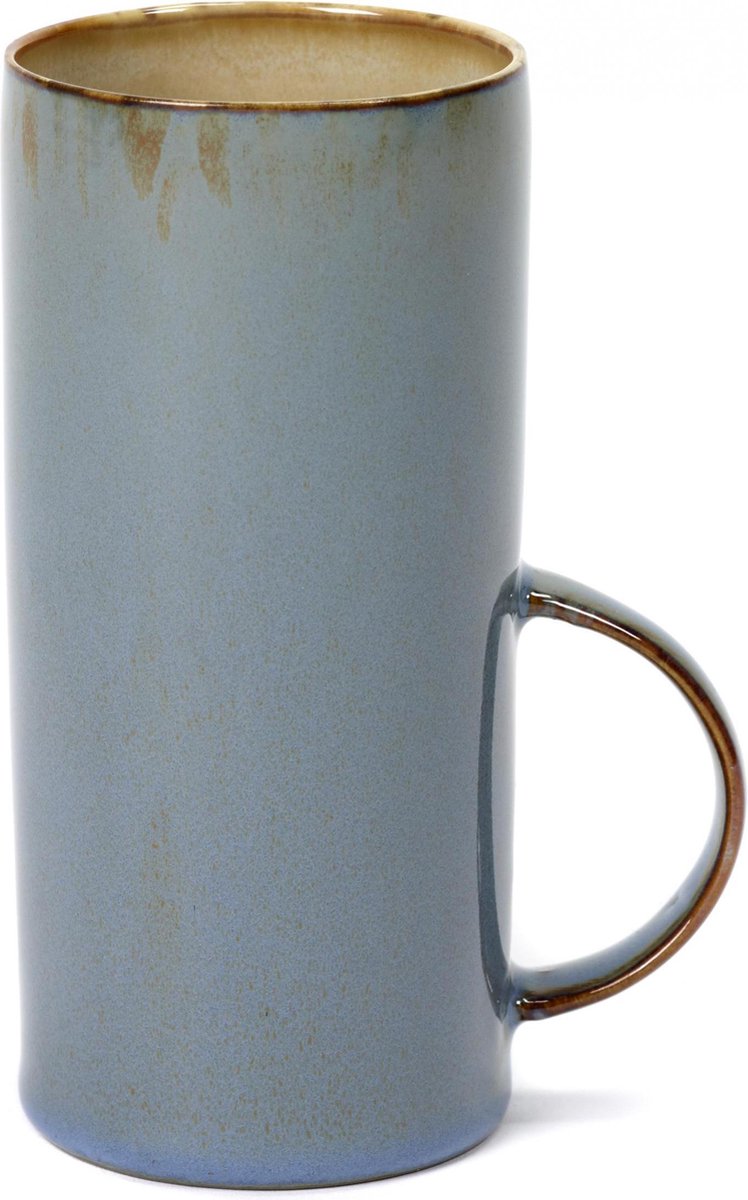 Serax Terres de Rêves by Anita Le Grelle Theekop - Ø6xH13 cm - Misty Grey/Smokey Blue