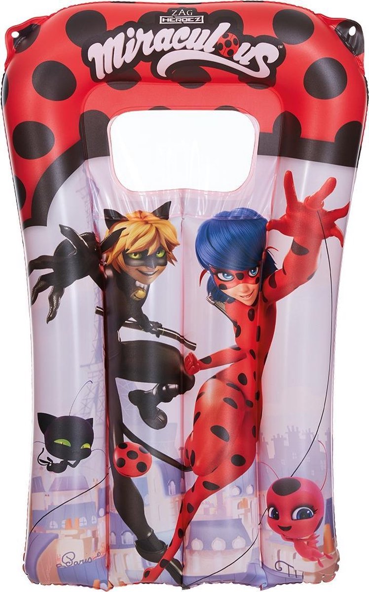 Miraculous Luchtbed Junior 67 X 43 Cm Wit/rood