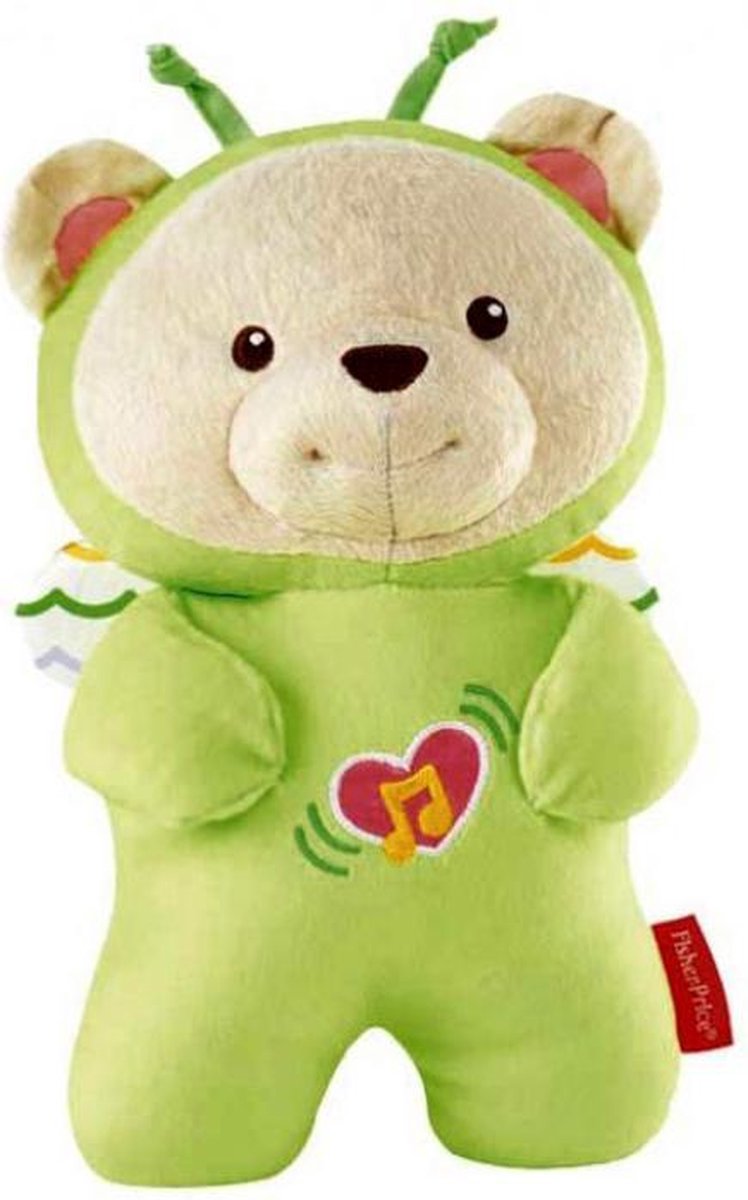 Fisher Price rustgever slaaphulp rustigmaker vlinder beer groen