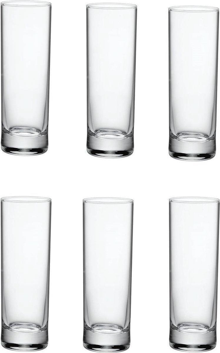 6x Longdrinkglazen 28