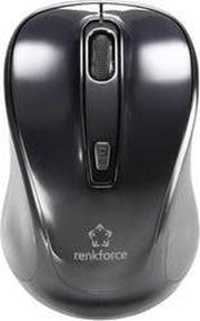 Renkforce B1401E Muis Bluetooth Optisch Geïntegreerd scrollwiel Zwart