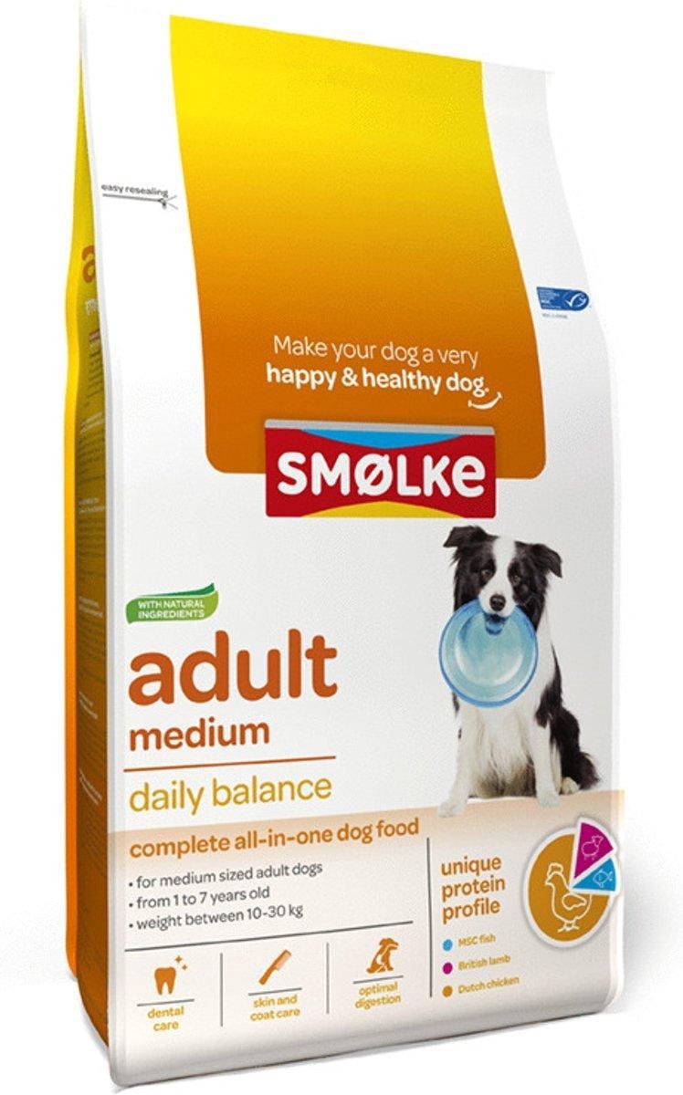 Smolke adult medium 12kg en gratis rocco sticks