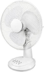 Ventilator Tafel Doorsnede 30 cm. 3 Snelheden Wit