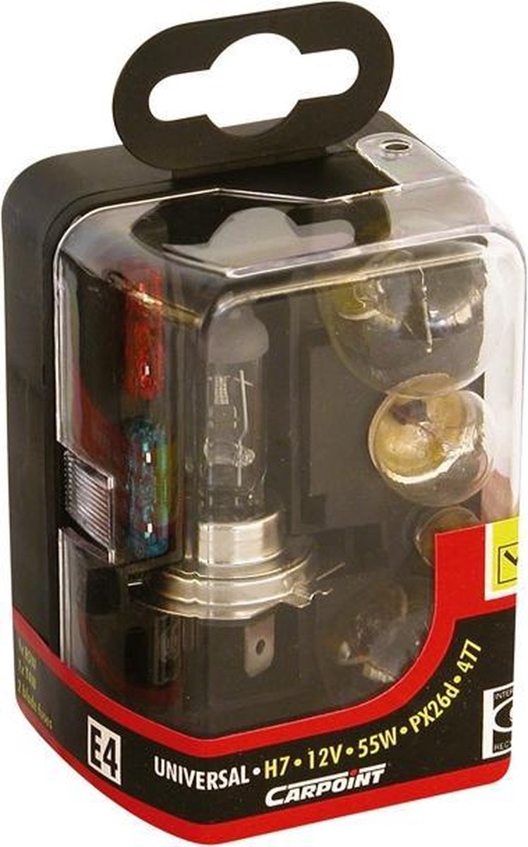 Carpoint 7-Delige Reservelampenset H7