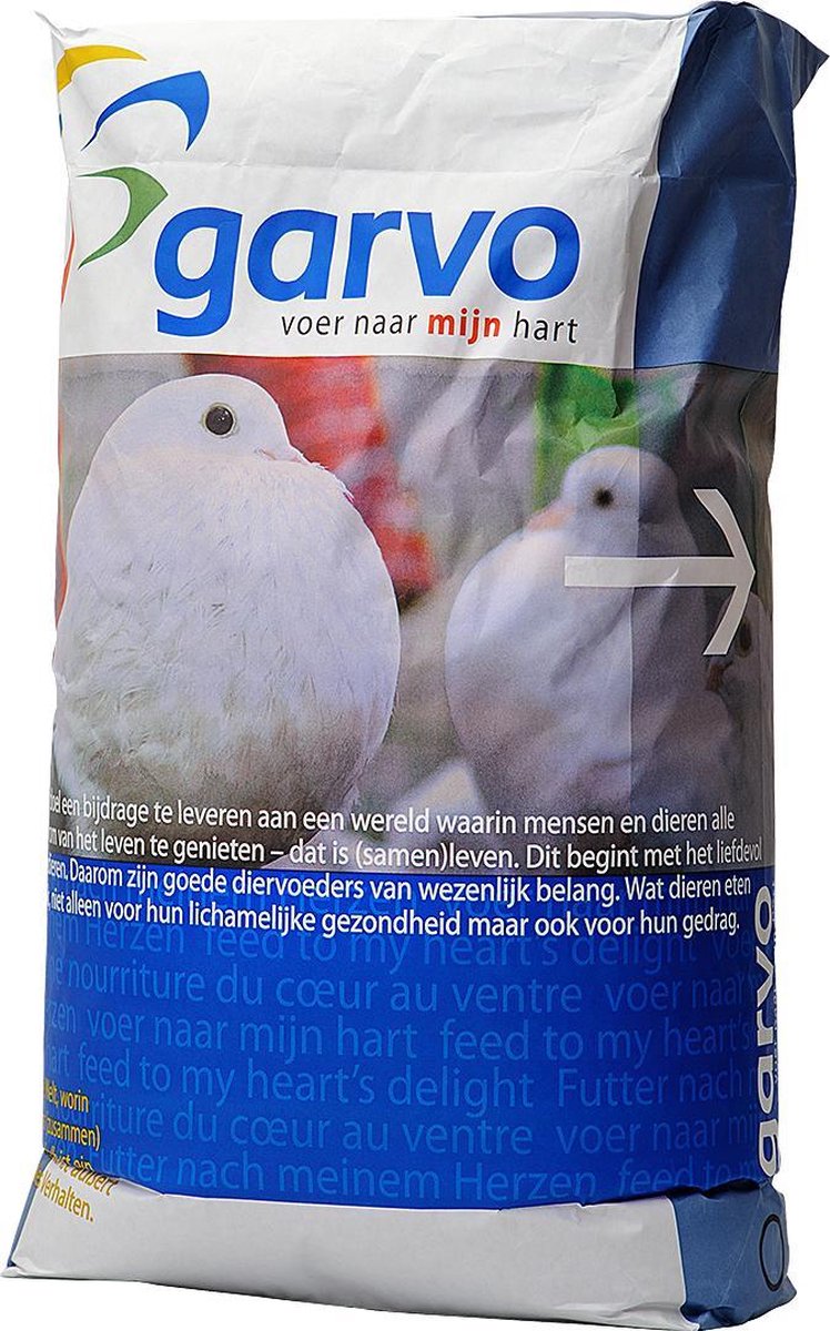 Zware duiven rassen / groei jonge duiven met SK - Garvo 20 kg.