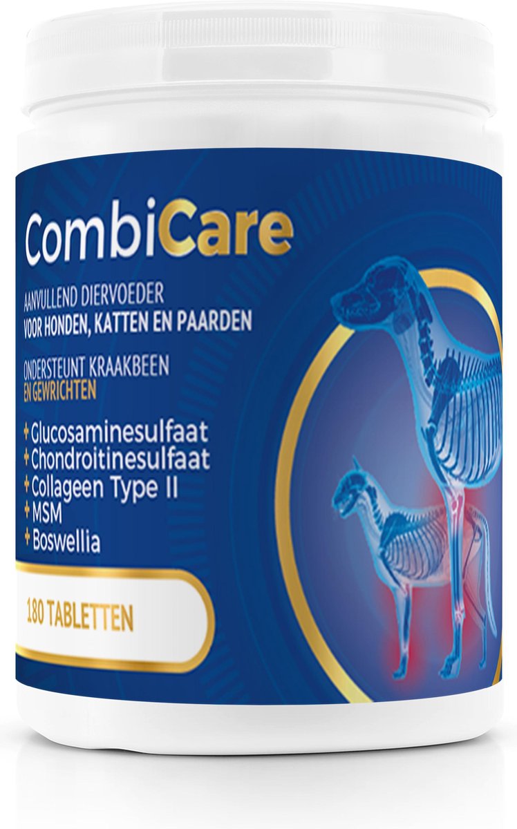 Combicare tabletten 180 stuks - anvullend diervoeder voor honden