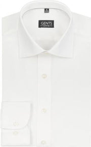 GENTS |  Overhemd Heren Volwassenen NOS wit 0010 Maat 4XL 49/50