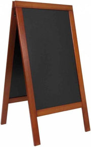 Securit sandwich stoepbord mahonie