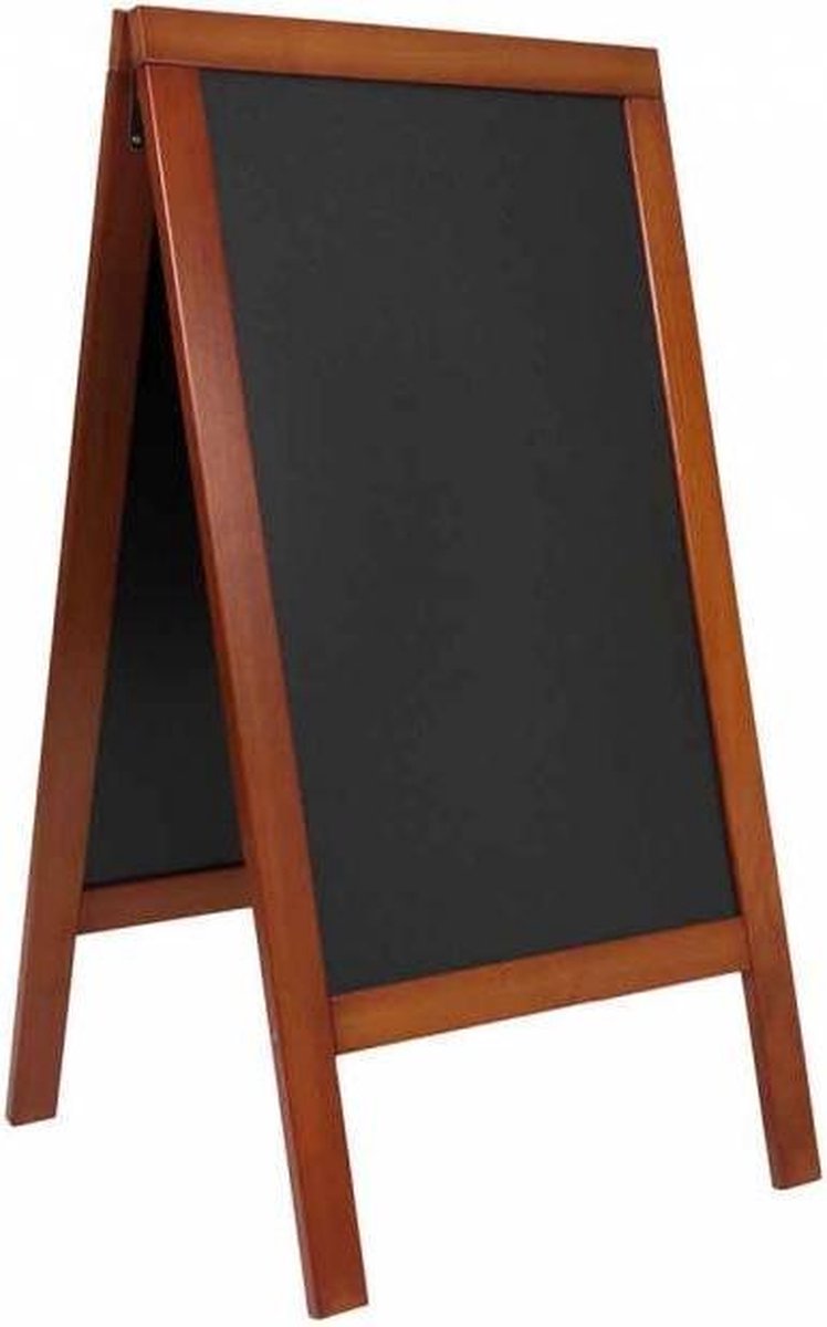 Securit sandwich stoepbord mahonie