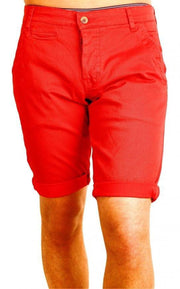 Biaggio Chino Heren Korte Broek Fonitta Rood - S