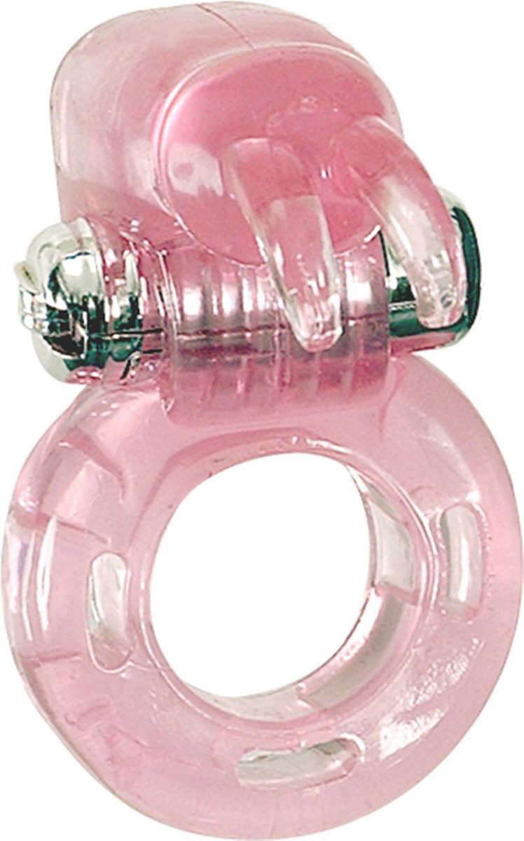 Basic Essentials Bunny Enhancer - Cockring - Roze - Ø 40 mm